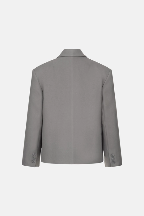 Пальто-жакет оверсайз з трикутничком