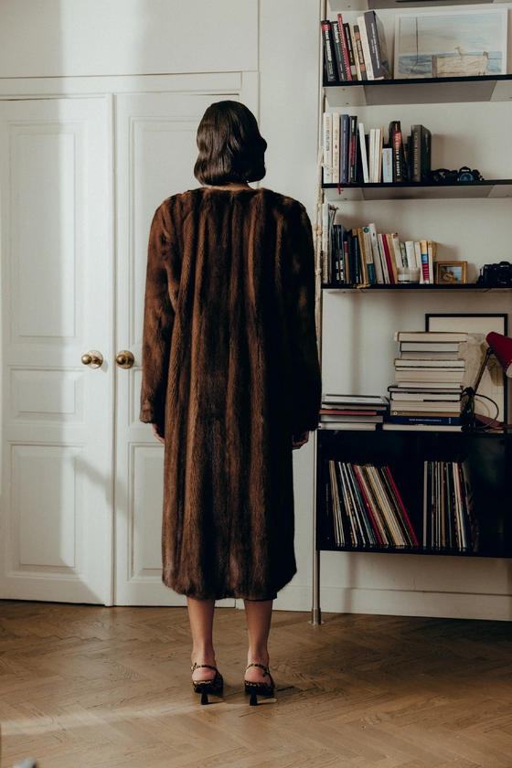 Вінтажна норкова шуба 