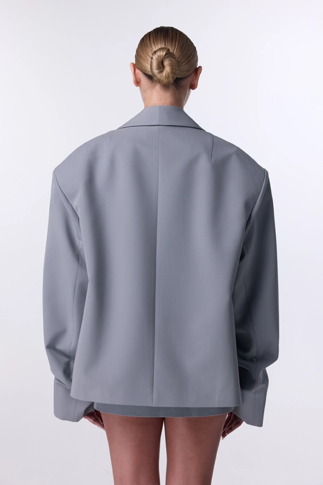 Жакет котоновий зі збіркою на рукаві