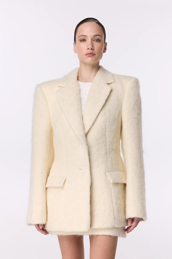 Пальто-жакет Fuzzy Alpaca 