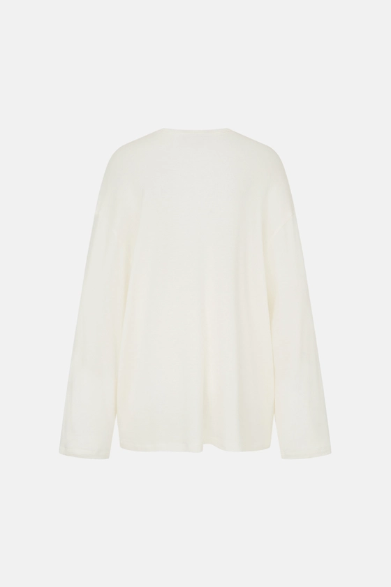 Лонгслів оверсайз напівпрозорий 