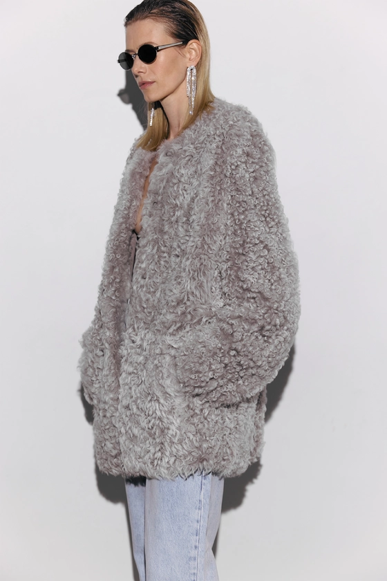 Дублянка-шуба середньої довжини 