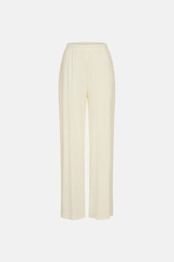 Брюки прямого крою напівпрозорі 