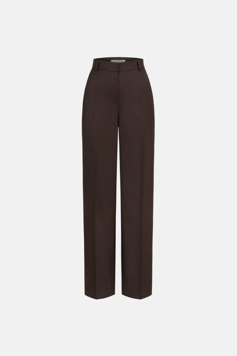 Брюки вовняні на середній посадці зі стрілками