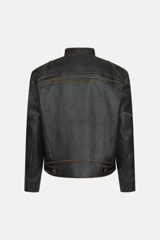 Куртка шкіряна Leather biker - фото 2