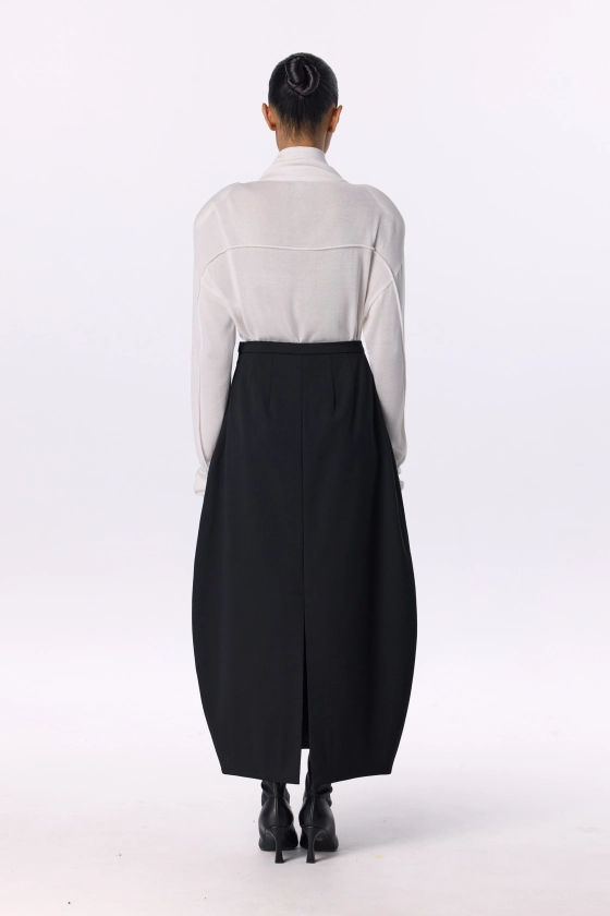 Woolen O skirt - photo 4