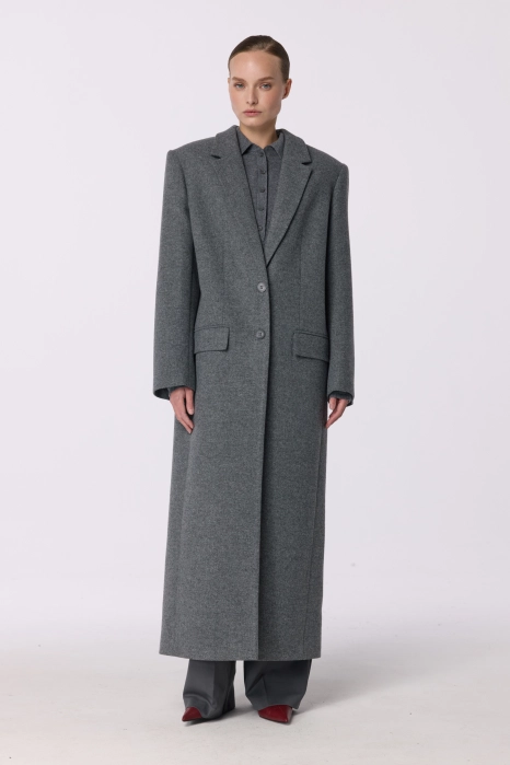 Straight cut coat