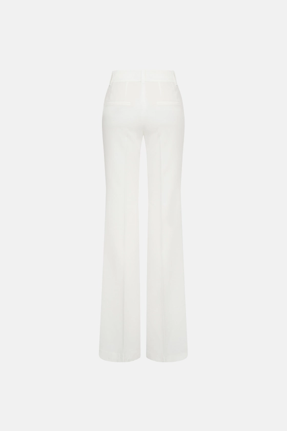 Bell bottom cotton trousers - photo 2