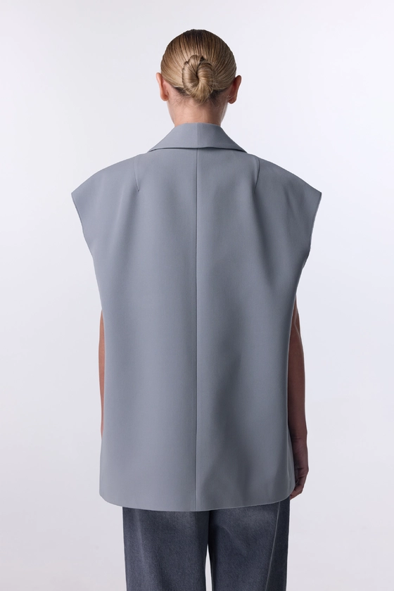 Жилет котоновий оверсайз 