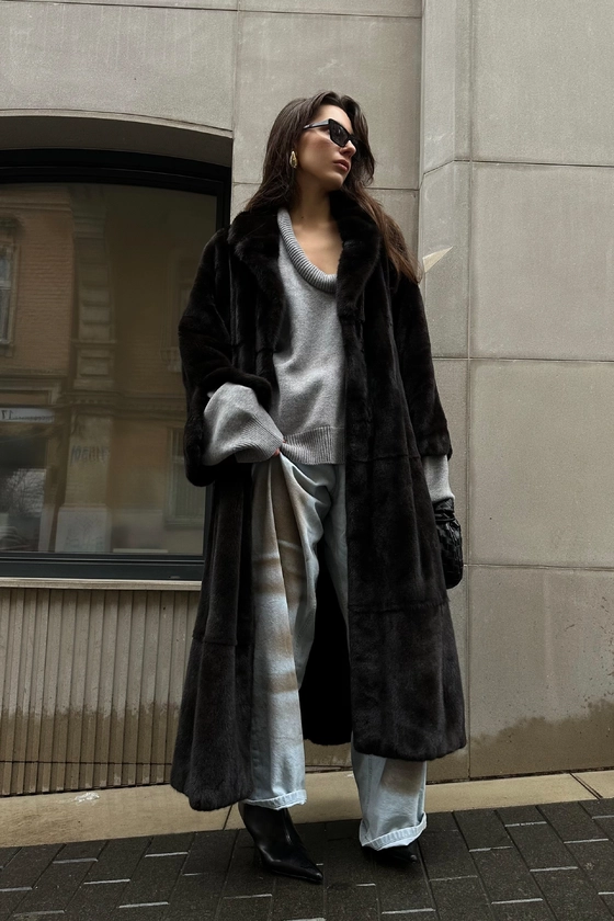 Вінтажна норкова шуба 