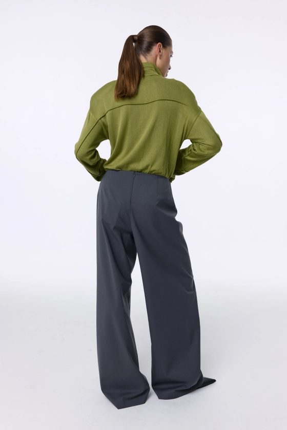 Cascade woolen trousers 