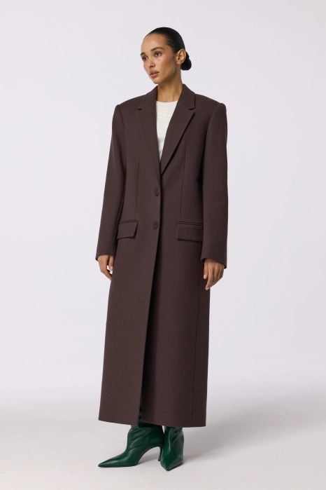 Straight cut coat