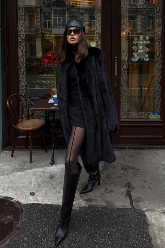 Вінтажна норкова шуба 