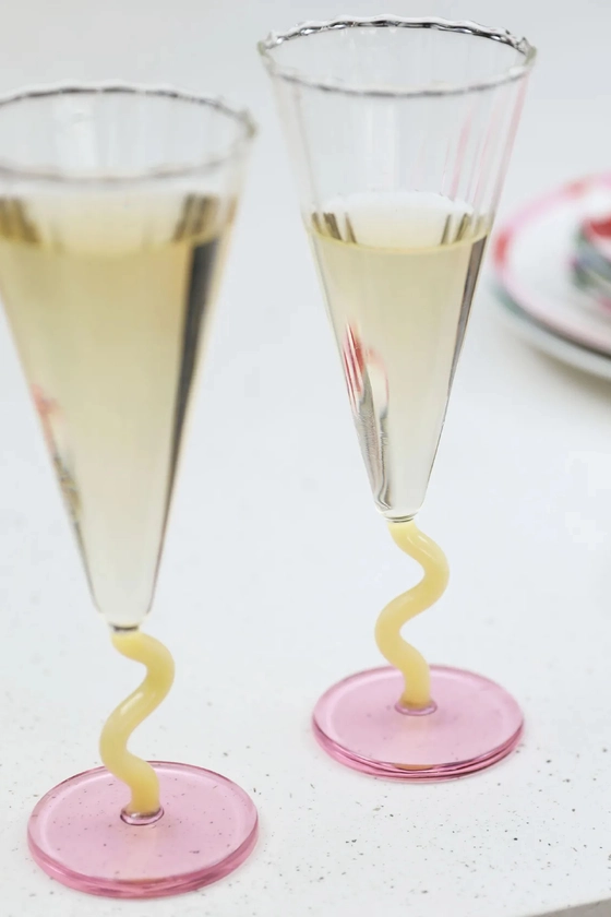 Фужери Curve, Klevering карамельний 100% glass DU-WG352-36 