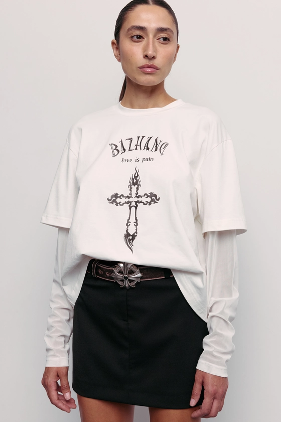 Спідниця вовняна міні з середньою посадкою 