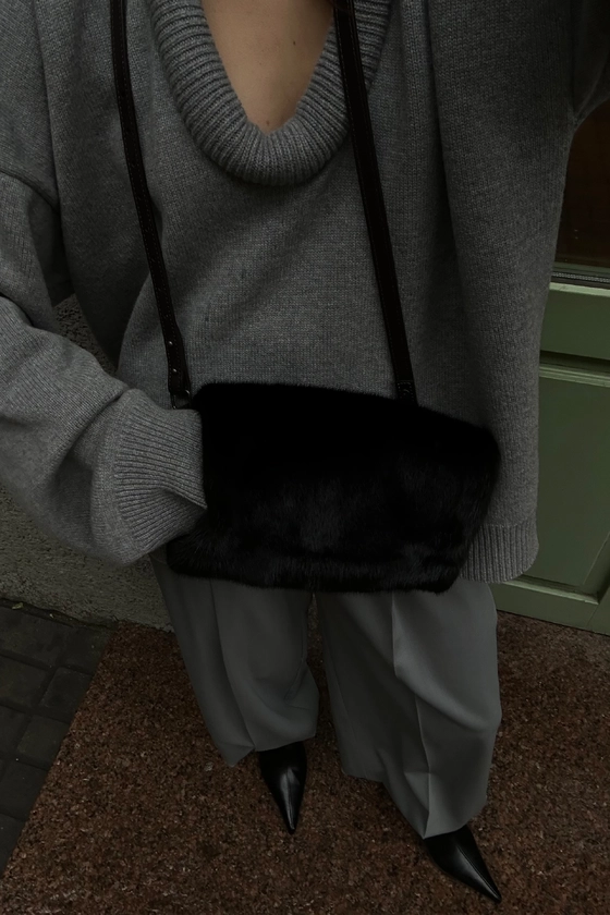 Вінтажна норкова муфта 