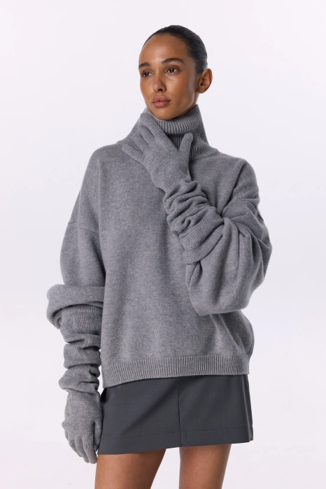 Светр укорочений оверсайз