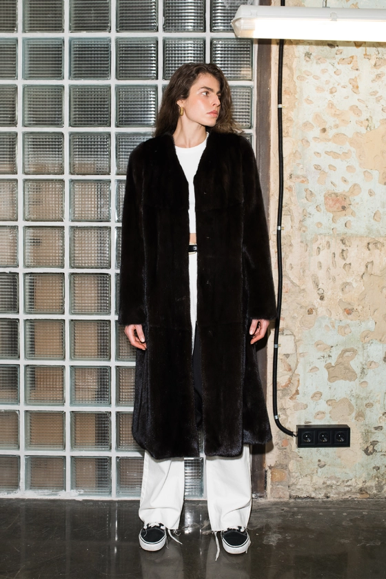 Вінтажна норкова шуба 