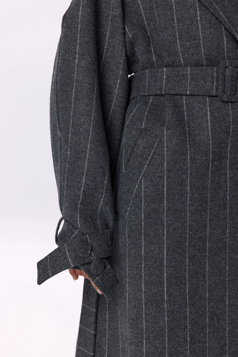 Пальто максі зі спущеним рукавом