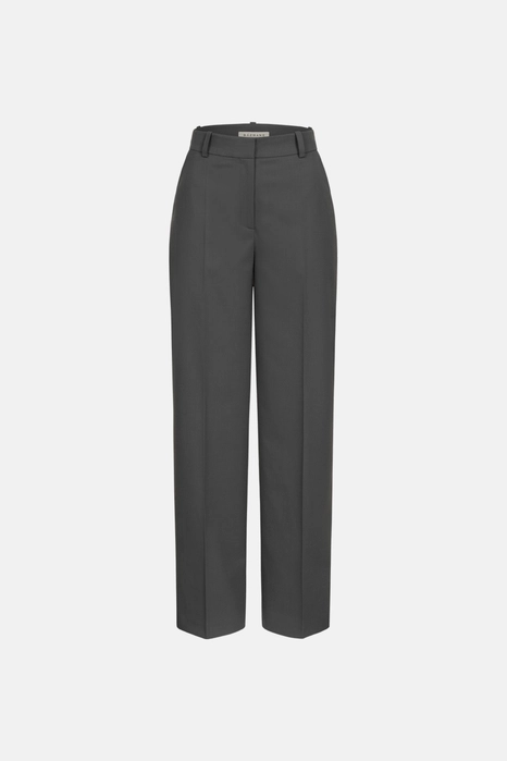 Брюки вовняні на середній посадці зі стрілками