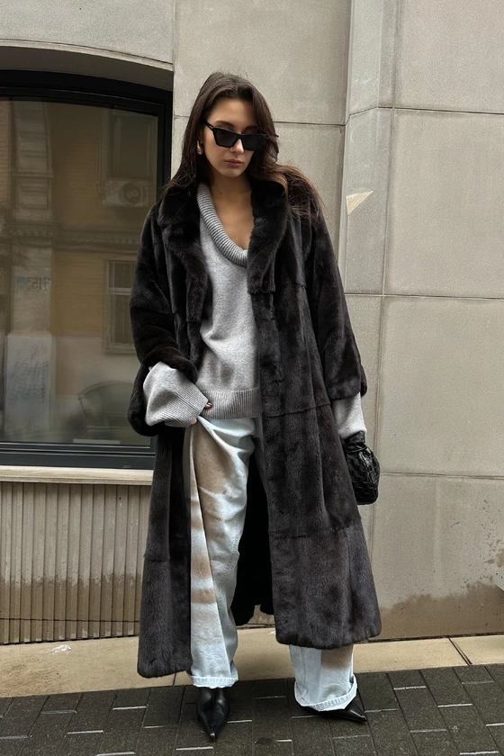 Вінтажна норкова шуба 