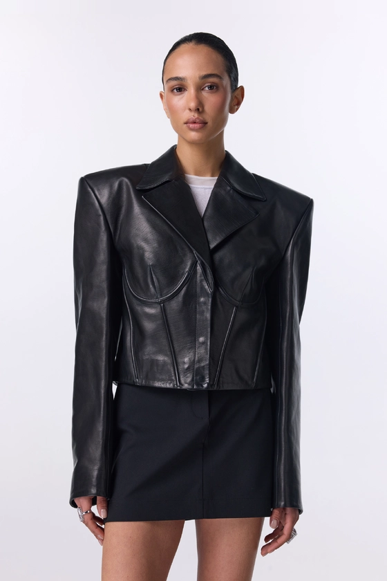 Куртка шкіряна Sculpt 