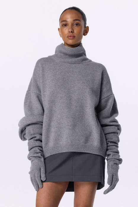 Светр укорочений оверсайз