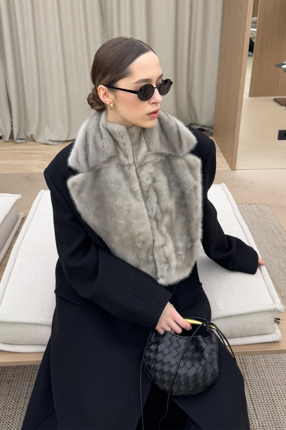 Комір Vintage Mink fur - фото 4