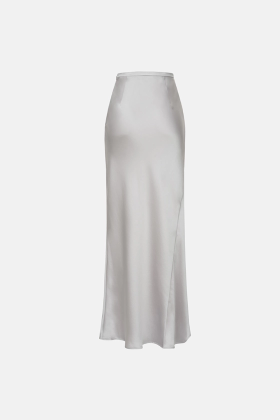 Спідниця атласна максі 