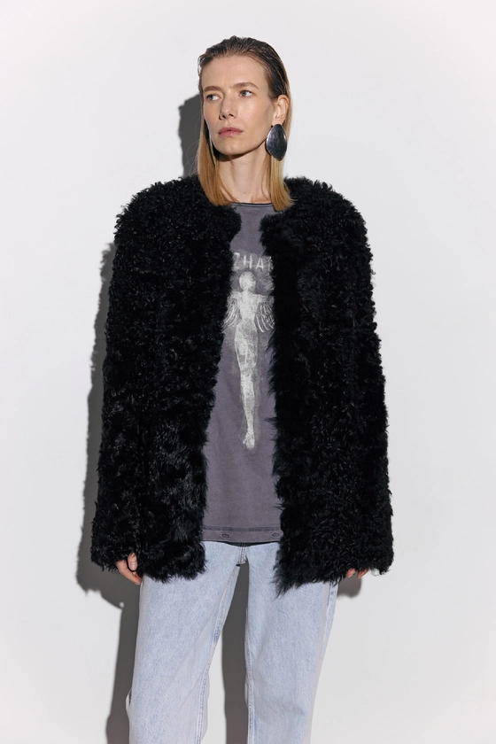 Дублянка-шуба середньої довжини 