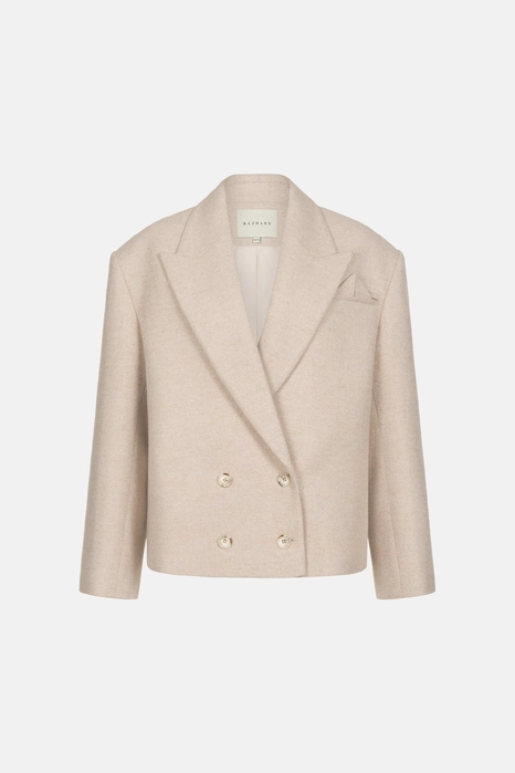 Пальто-жакет оверсайз з трикутничком