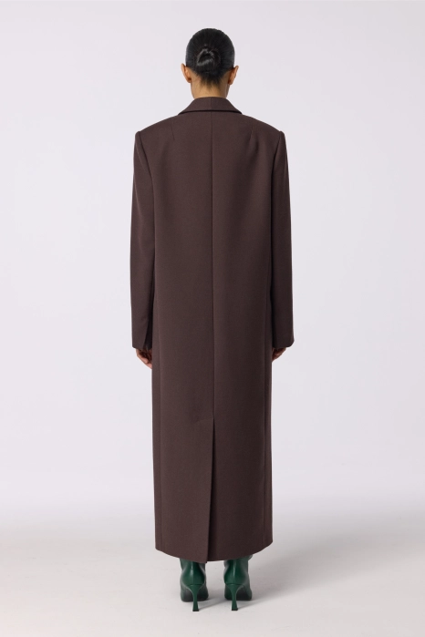 Straight cut coat