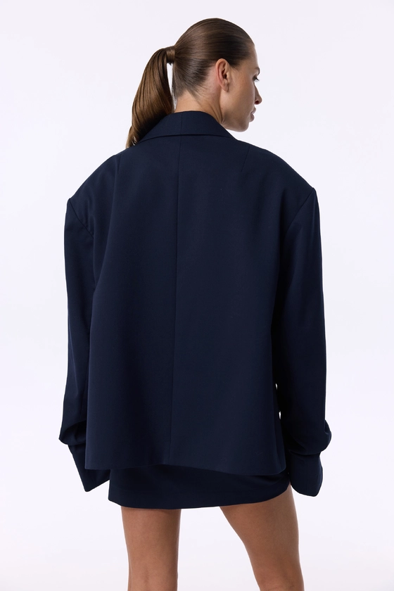 Спідниця міні вовняна з високою посадкою 