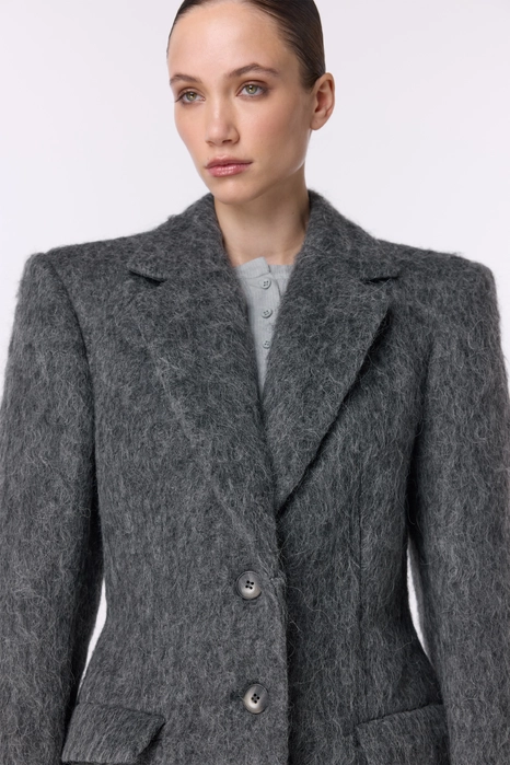 Пальто-жакет Fuzzy Alpaca