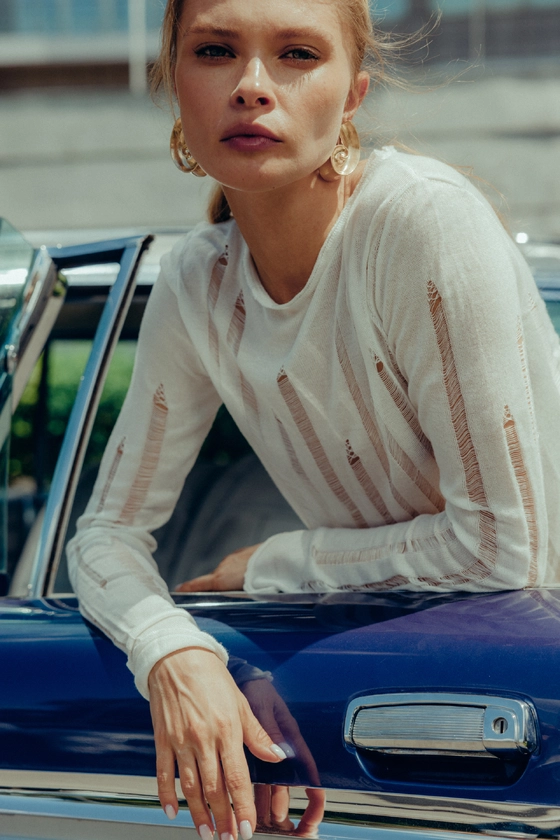 Лонгслів в'язаний 