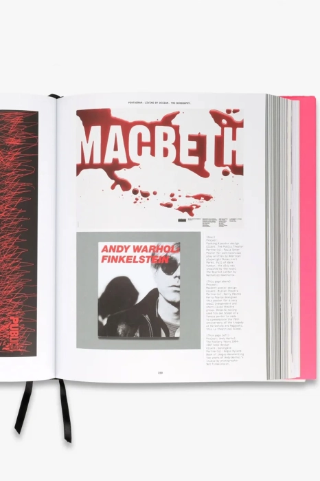 The book Pentagram: Living by Design