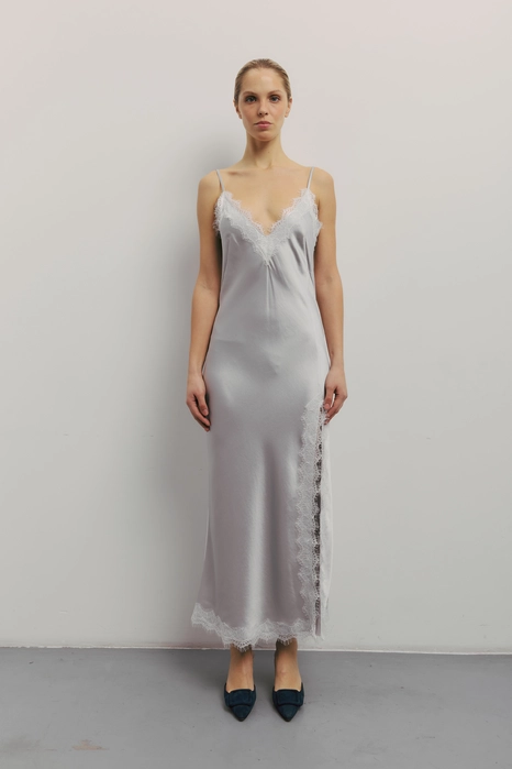 Сукня максі з мереживом