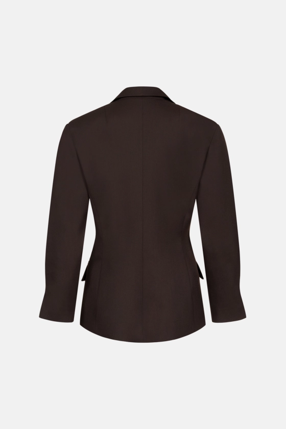 Fitted wool blazer - photo 2