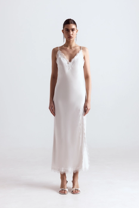 Сукня максі з мереживом