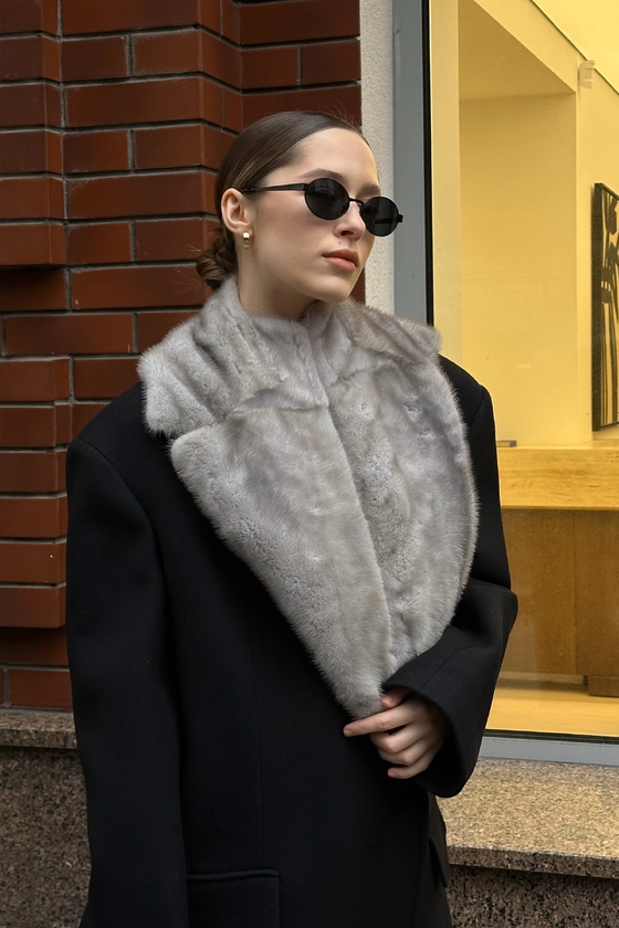 Комір Vintage Mink fur 