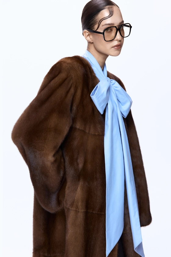 Вінтажна норкова шуба 