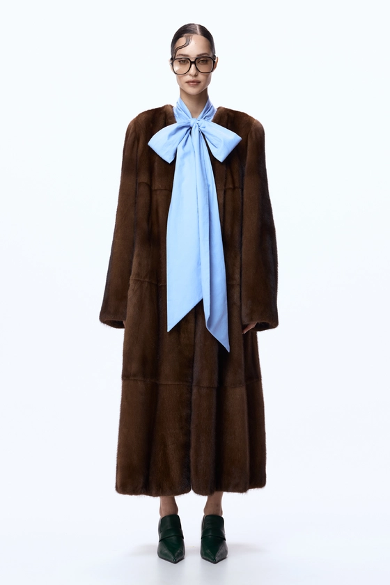 Вінтажна норкова шуба 