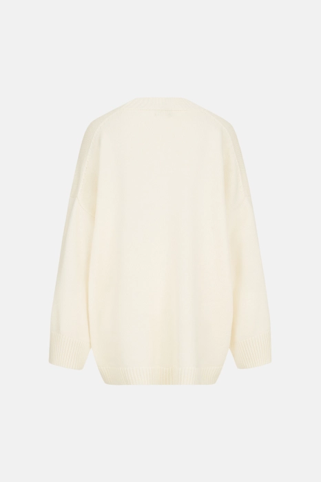 Oversized elongated sweater