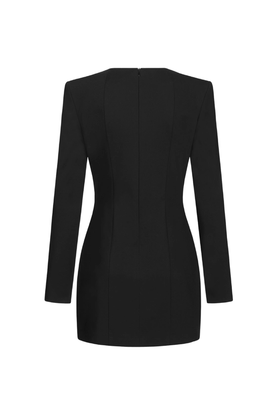 Сукня міні з довгим рукавом 