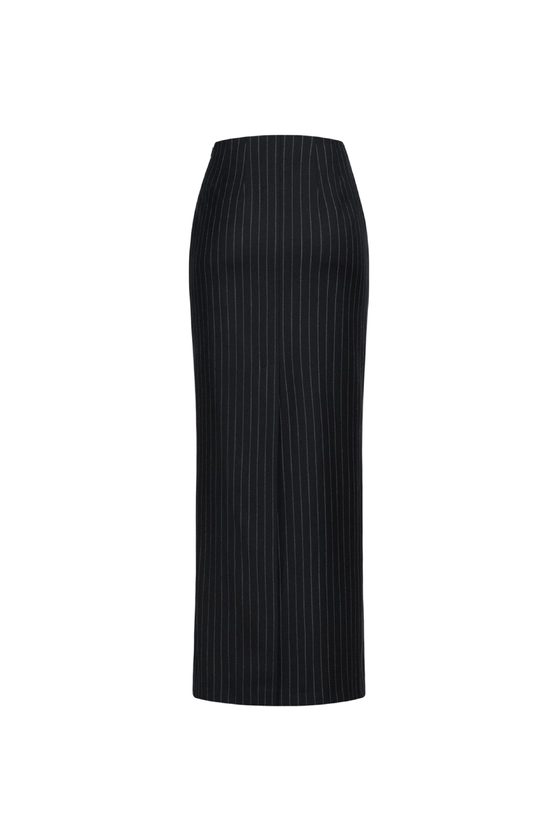 Спідниця вовняна максі з середньою посадкою 