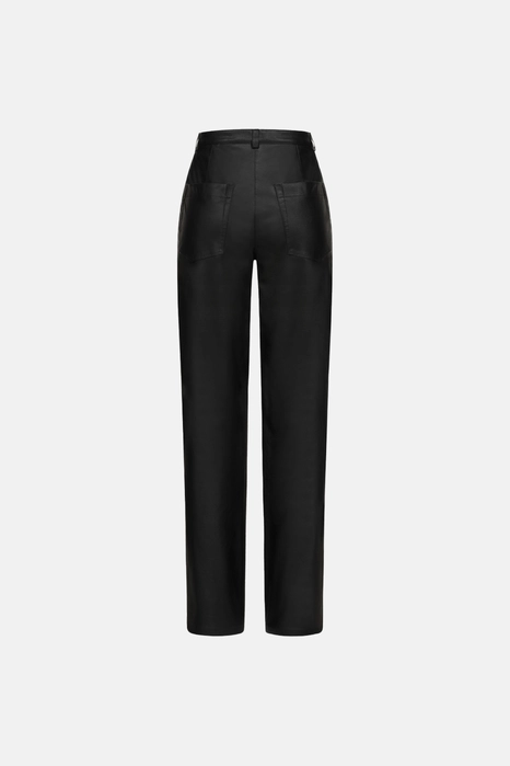 Брюки з екошкіри