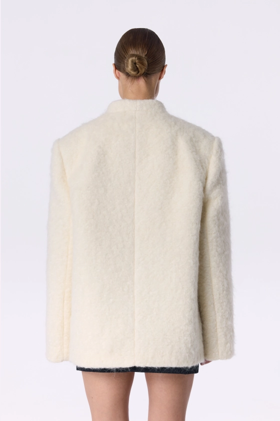 Пальто-жакет Lucid з альпаки 