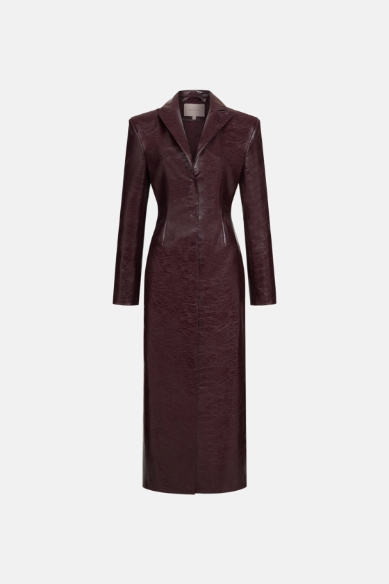 Eco-leather trench - photo 1