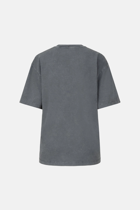 Футболка оверсайз вінтаж з принтом Янгол 