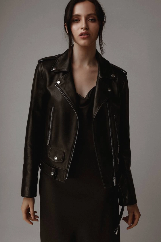 Куртка шкіряна класична 